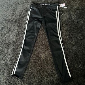 Black & white skinny jeans